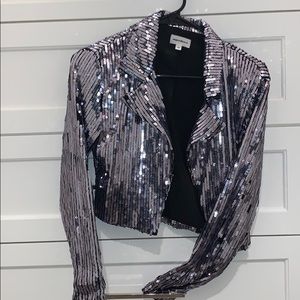 Super down metallic jacket